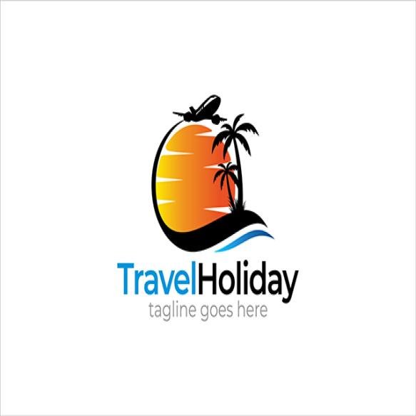 Illustration Vector Graphics Holiday Tours Travel Logo Design (3)