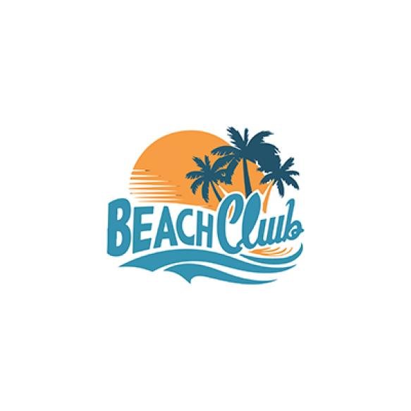 Summer Beach With Palm Trees Beach Scene (1)