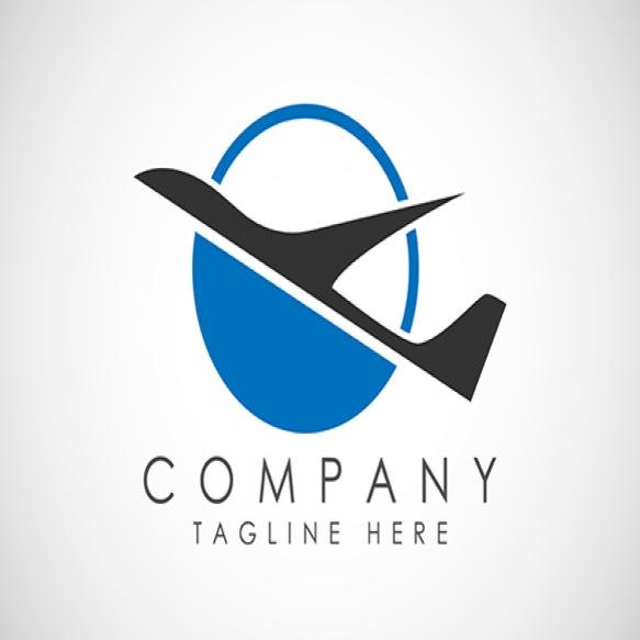 Airplane Aviation Vector Logo Design Concept Airline Logo Plane Travel Icon Airport Flight World Avi