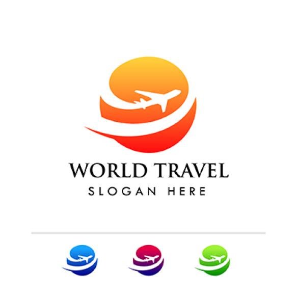 World Travel Agency Logo Template