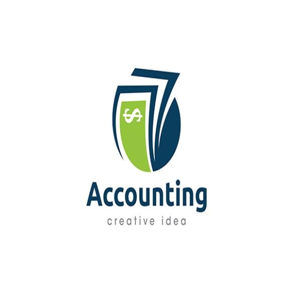 Creative Accounting Concept Logo Design Template