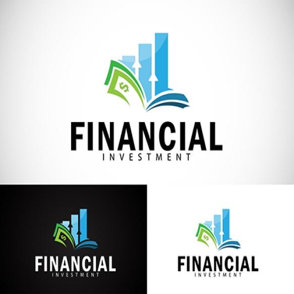 Finance Logo Design Concept Education World Book Money Business Design Concept Emblem