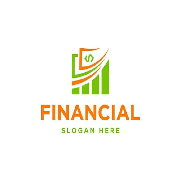 Money Investing Finance Logo Design Vector Graphic Template