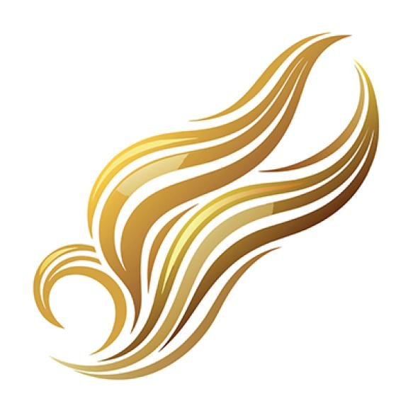 Vector Abstract Line Art Wavy Flowing Dynamic Gold Isolated Transparent Background Concept Lu
