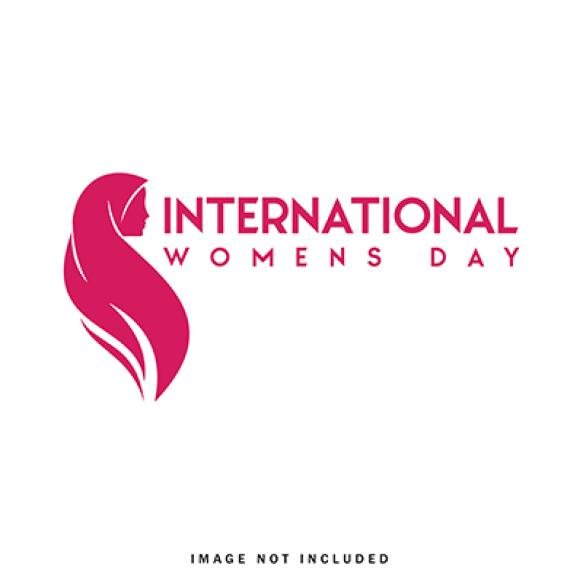 International Womens Day Illustration Logo Design