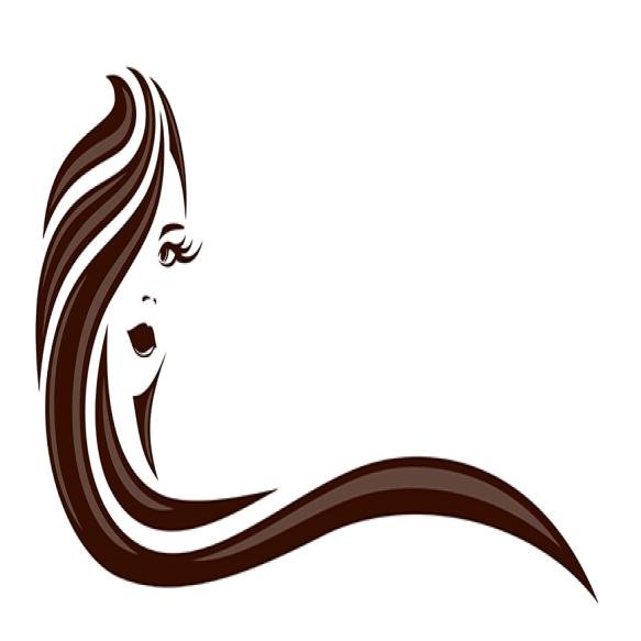 Symbol Beautiful Woman With Long Hair
