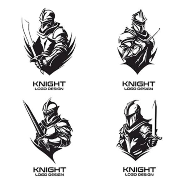 Knight Vector Logo Design (1)