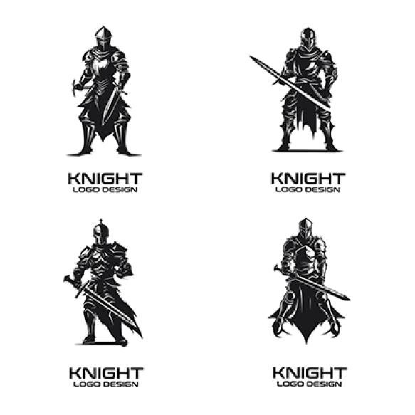 Knight Vector Logo Design