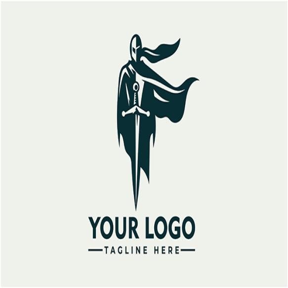 Simple Knight Rider Logo Vector Unique Striking Design Brand Identity Premium Raider Symbol