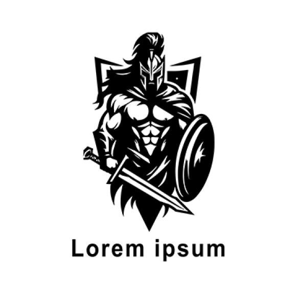 Vector Warrior Logo Design (3)