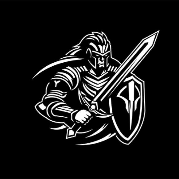 Warrior Soul With Swords Shield