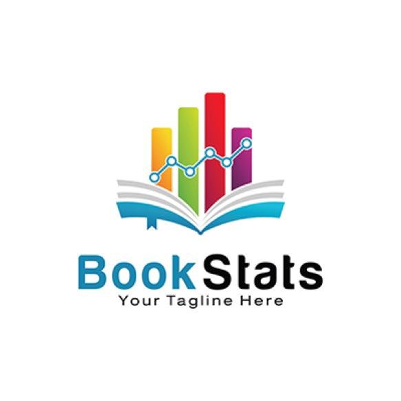 Book Stats Logo Design Template