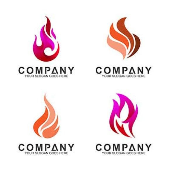 Set Fire Logo Template