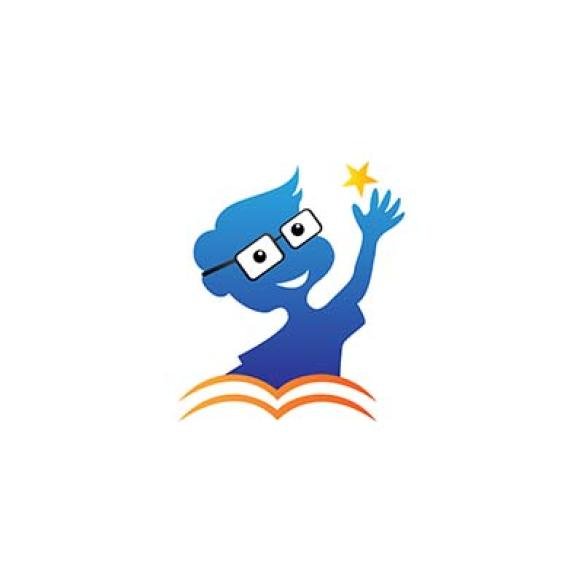 Children Logo Design Education Student Icon Vector
