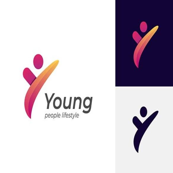 Initial Letter Y People Logo Design Abstract Young People Lifestyle With Happy Logo Symbol Icon Desi