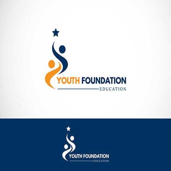 Youth Foundation Logo Creative People Education Logo Concept
