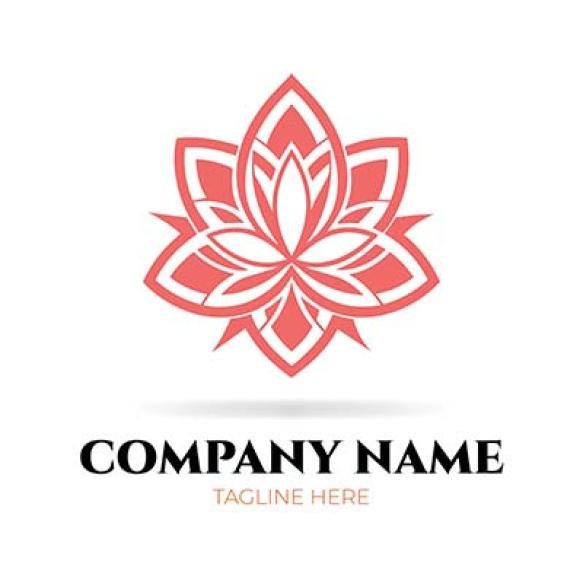 Free Flower Logo Design Vector Illustrations