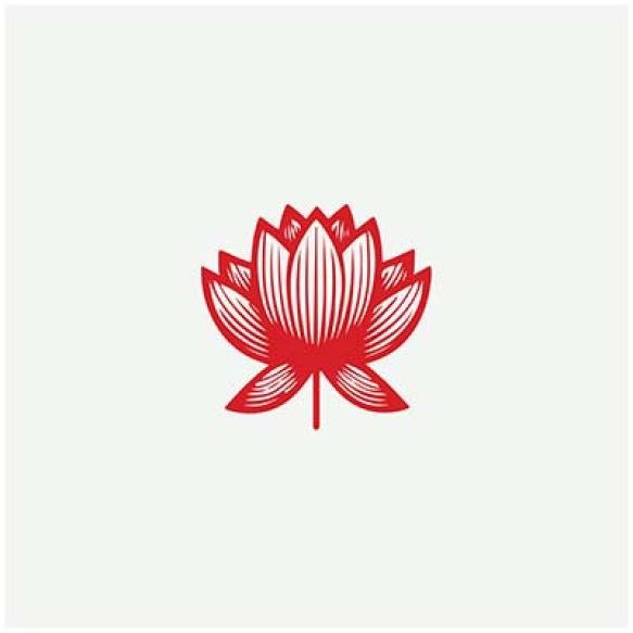 Linear Lotus Logo Illustrations