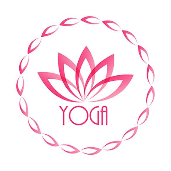 Lotus Flower Sign Wellness Spa Yoga Vector Illustratio