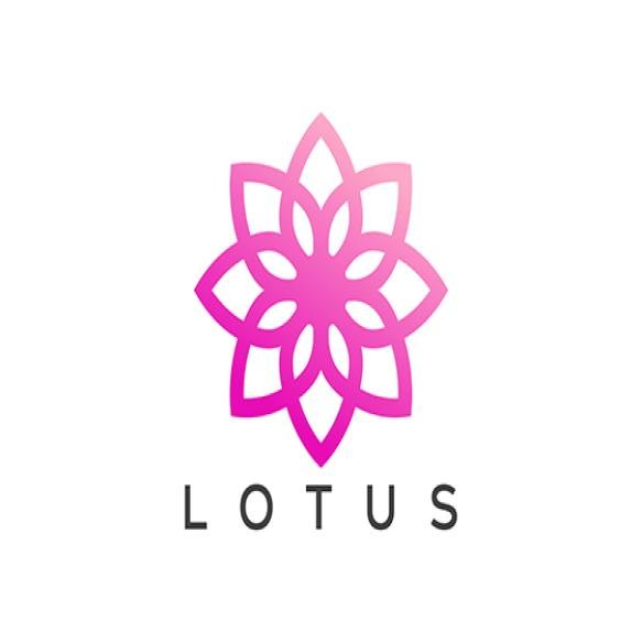 Lotus Flower Vector Logo Design