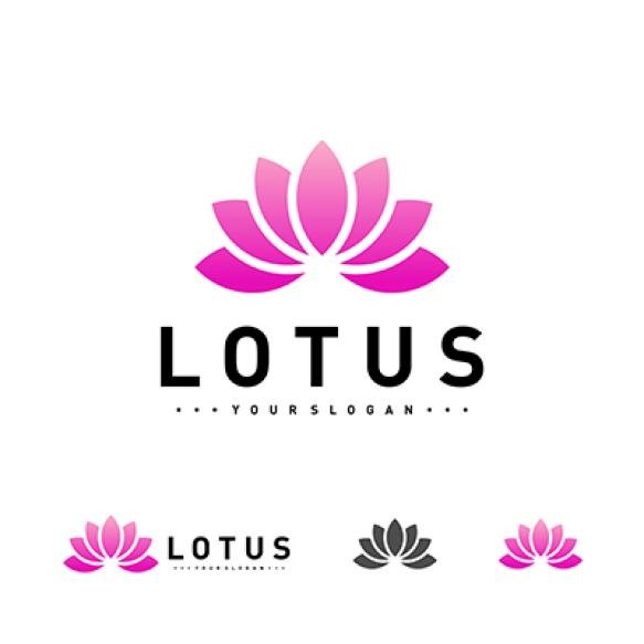 Luxury Lotus Logo Design Vector Template Lotus Flower Logo Concept Icon Creative Symbol