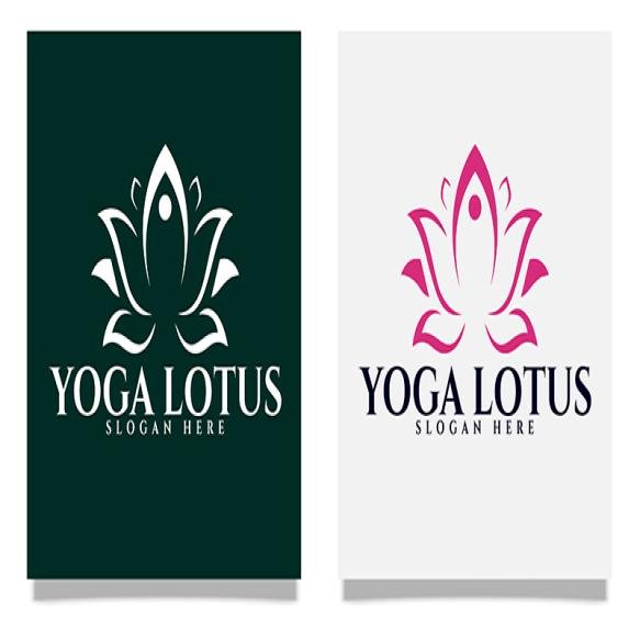 Yoga Lotus Logo Template Spa Business Lotus Logo Design