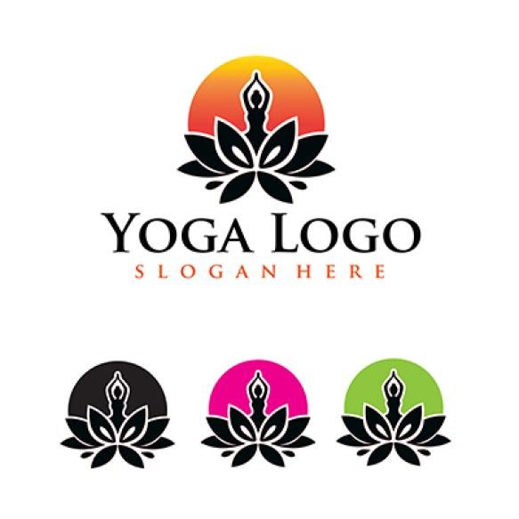 Yoga Meditation Mindfulness Spiritual Breathing Exercise Physical Discipline Wellness Icon Logo