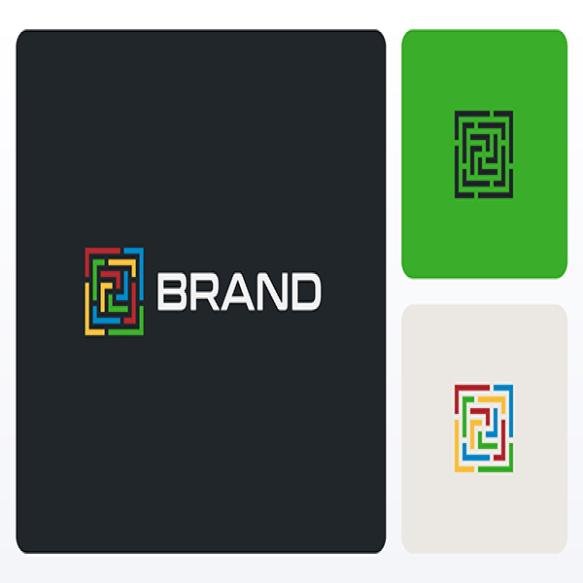 Abstract Minimalist Digital Multimedia Logo Design