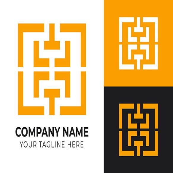 Creative Abstract Modern Minimal Business Logo Design Template