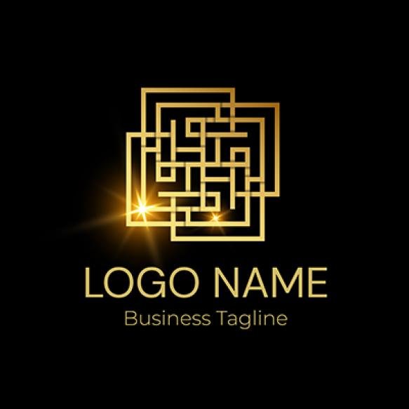 Logo Ornament Gold Company Business Brand