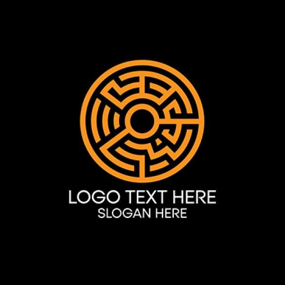 Orange Colour Circle Logo