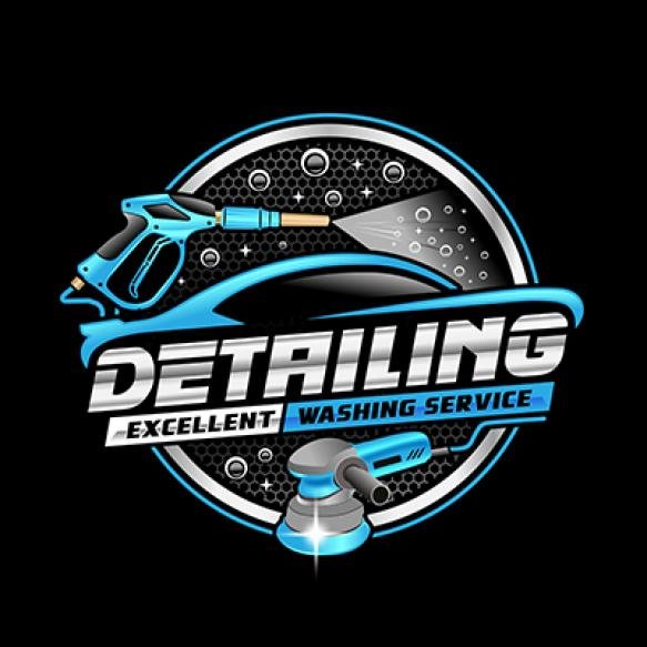 Auto Detailing Car Wash Logo Automotive Car Business (2)