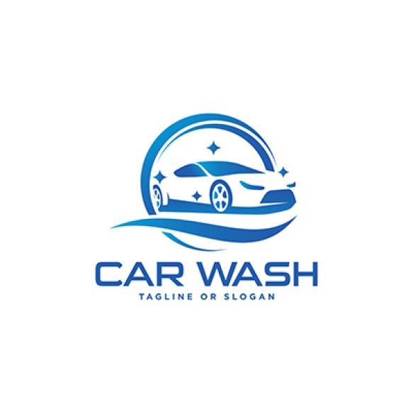 Car Wash Logo Design Template 3d Style Vector Eps 10