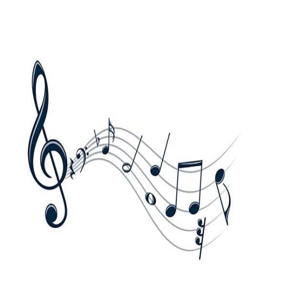 Stylized Symbol With Music Notes