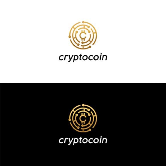 Cryptocoin Cryptocurrency Logo Icon Design