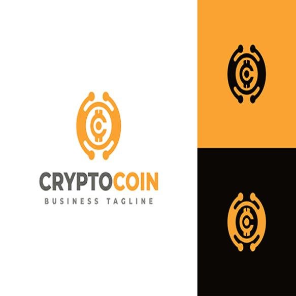 Crypto Coin Logo Vector
