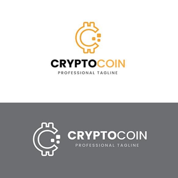 Cryptocurrency Logo Design Templatelogo Template