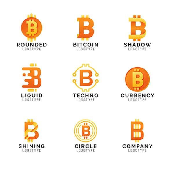 Gradient Bitcoin Logo Pack