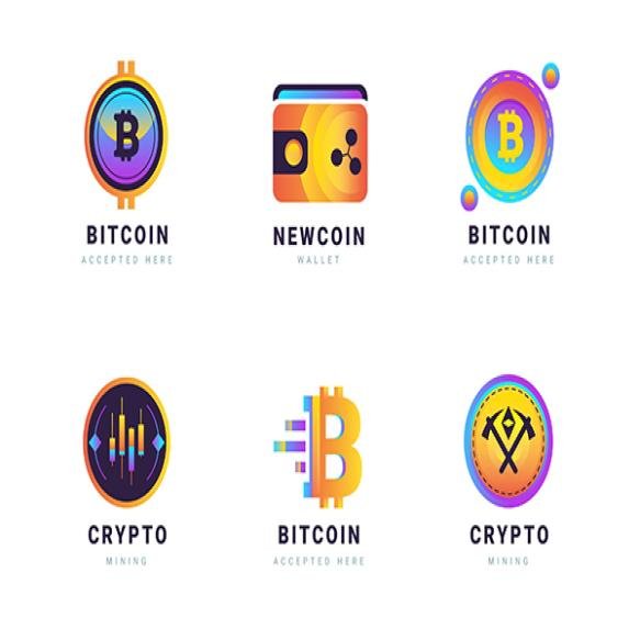 Gradient Bitcoin Logos Pack (1)
