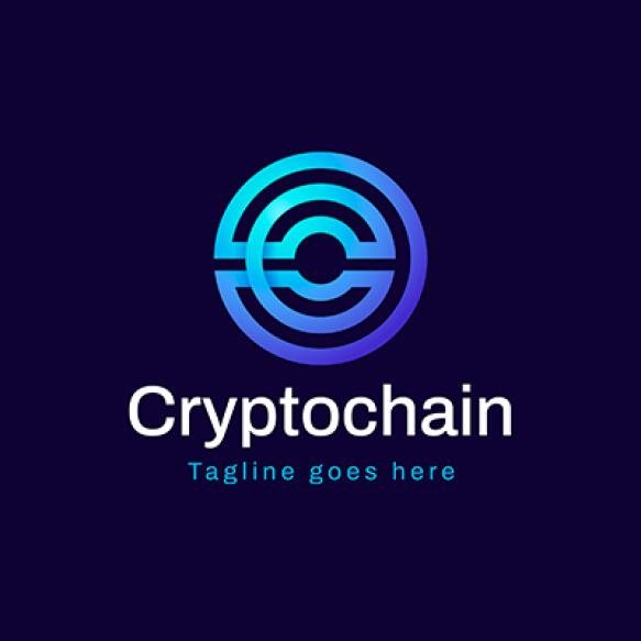 Gradient Crypto Logo Template