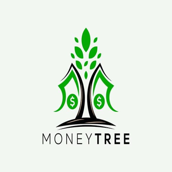 Minimalist Money Tree Logo Design Vector Template Money Grow Investment Business Finance Logo
