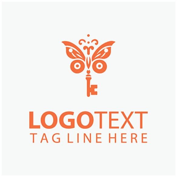 Butterfly Key Logo