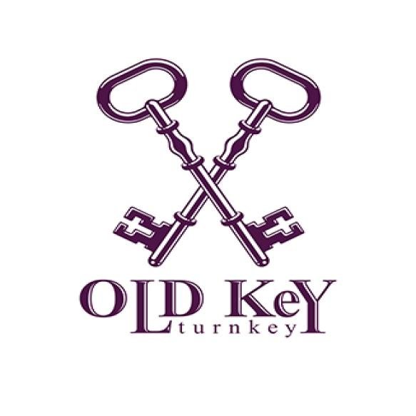 Crossed Keys Vintage Antique Turnkeys Vector Logo Emblem Protected Secret Electronic Data Protection