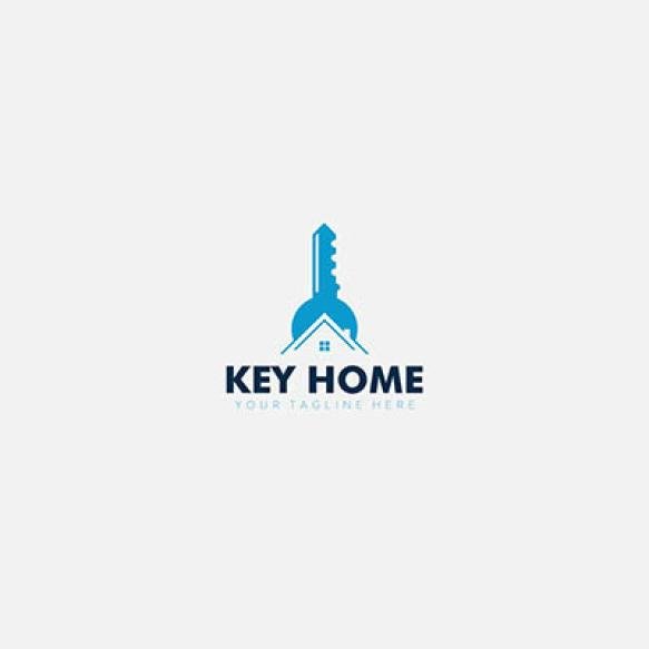Key Home Location Modern Logo Designs
