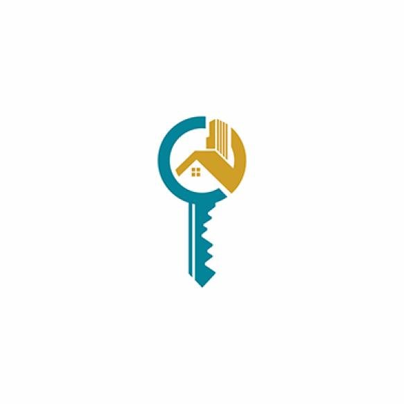 Key Logo With Key House Key