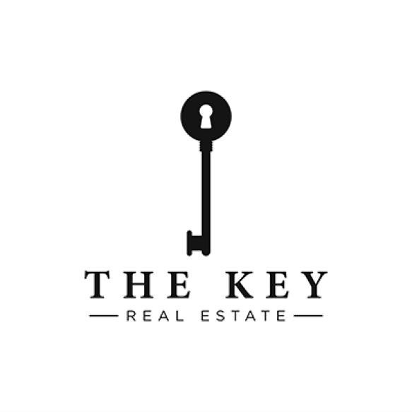 Retro Luxury Home Hotel Real Estate Key Logo With Creative Idea