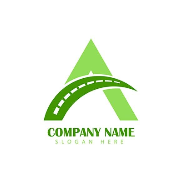 Nature Green Letter Logo
