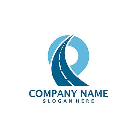 Road Point Logo Design Vector Point Road Logo Design Template Concept