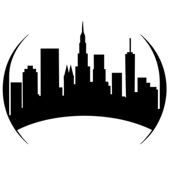Black White Image City Skyline
