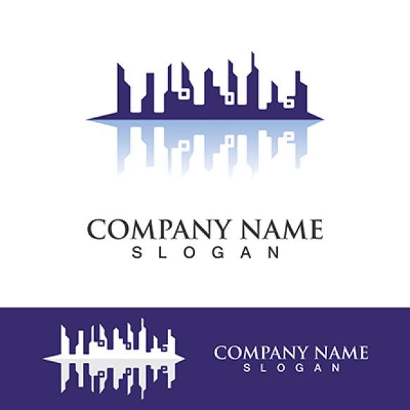Modern City Skyline Illustration Design